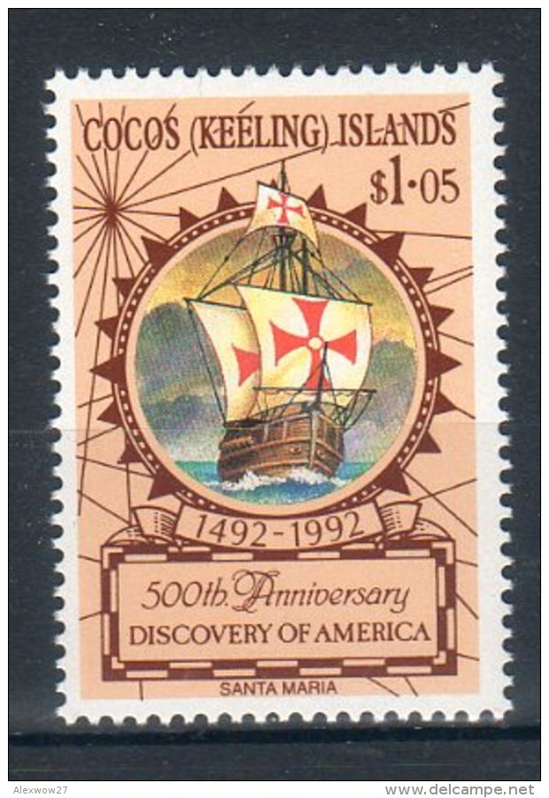 COCOS (KELLING) Island 1992-- Cristoforo Colombo  --  ( Yvert 250) -- **MNH /VF - Isole Cocos (Keeling)