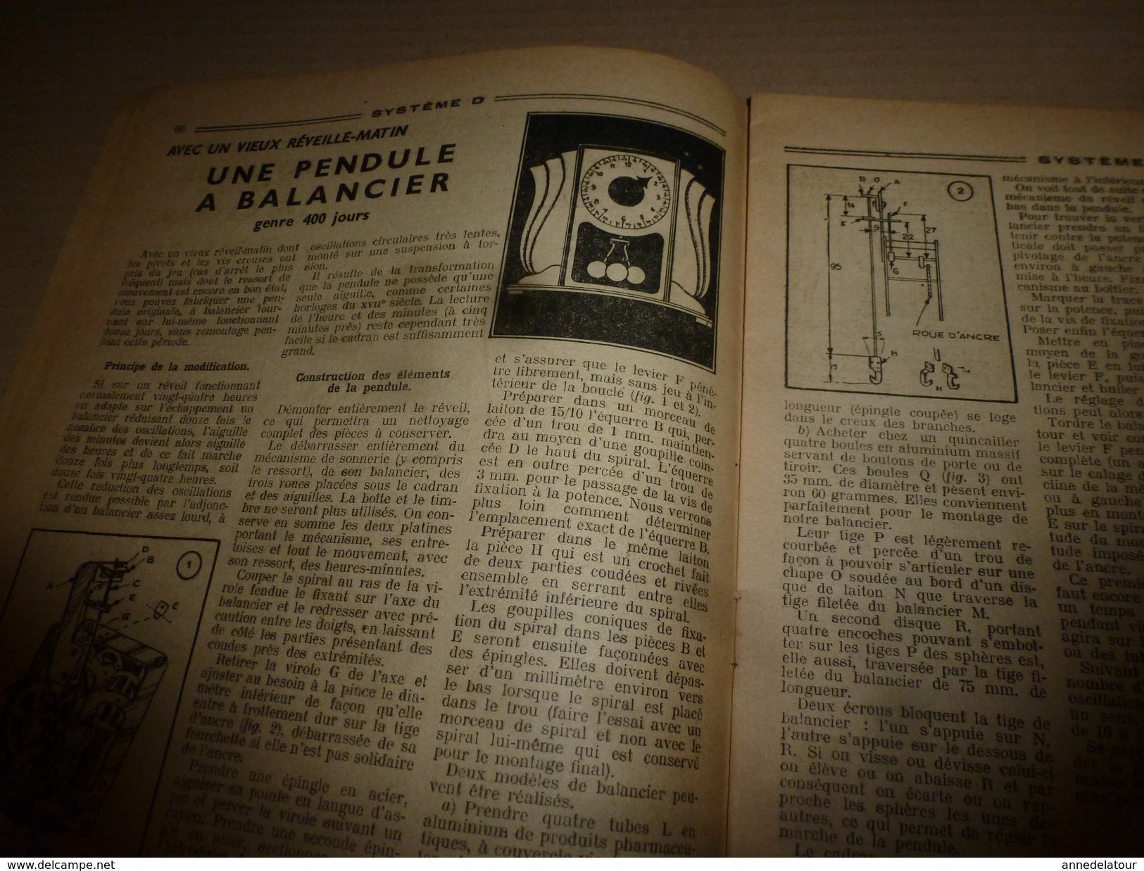 1950 TLSD : Comment -->Verni-décor;Pendule;Combinée;Treuil électrique;Funiculaire;Anti-vol-auto;Fermeture secrète;etc