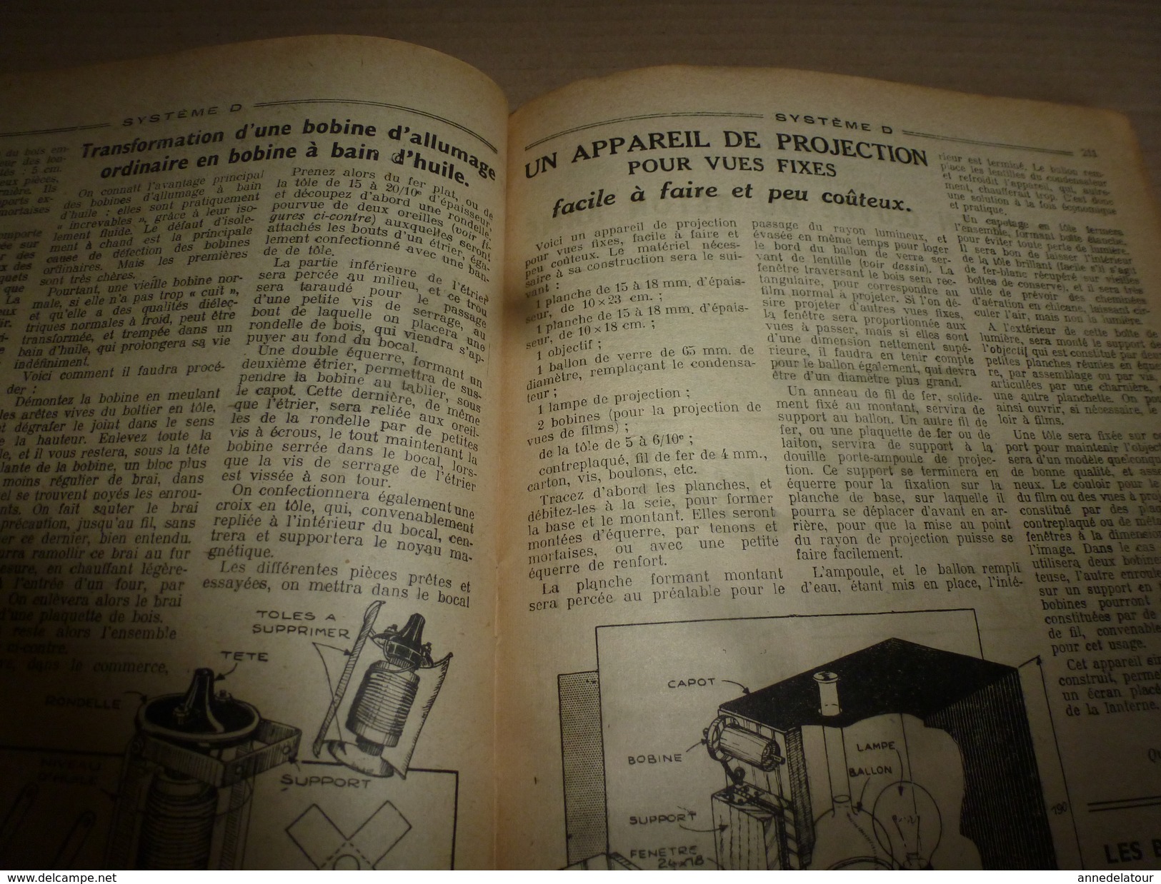 1950 TLSD : Comment ->Tandem transformable;Moteur-jouet;Girouette animée;Football de Table;Béton armé;Extract.-miel;etc