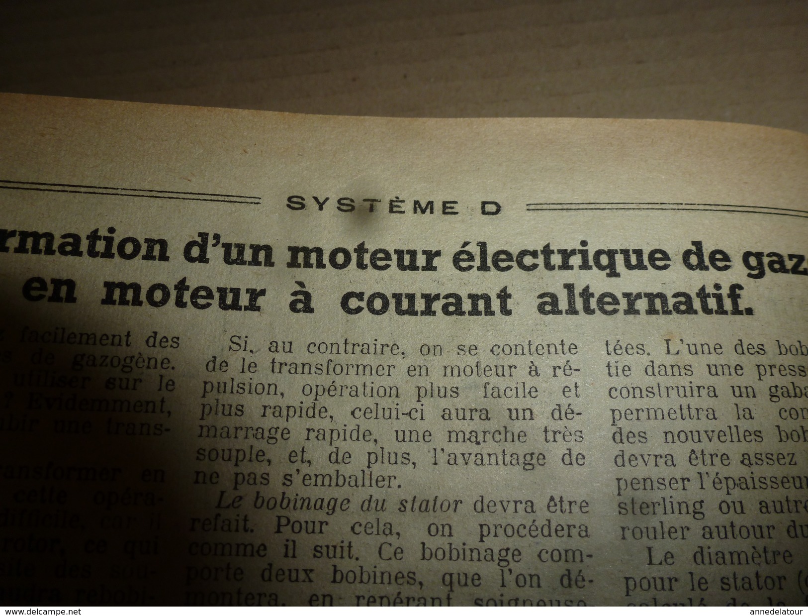 1950 TLSD : Comment ->Tandem transformable;Moteur-jouet;Girouette animée;Football de Table;Béton armé;Extract.-miel;etc