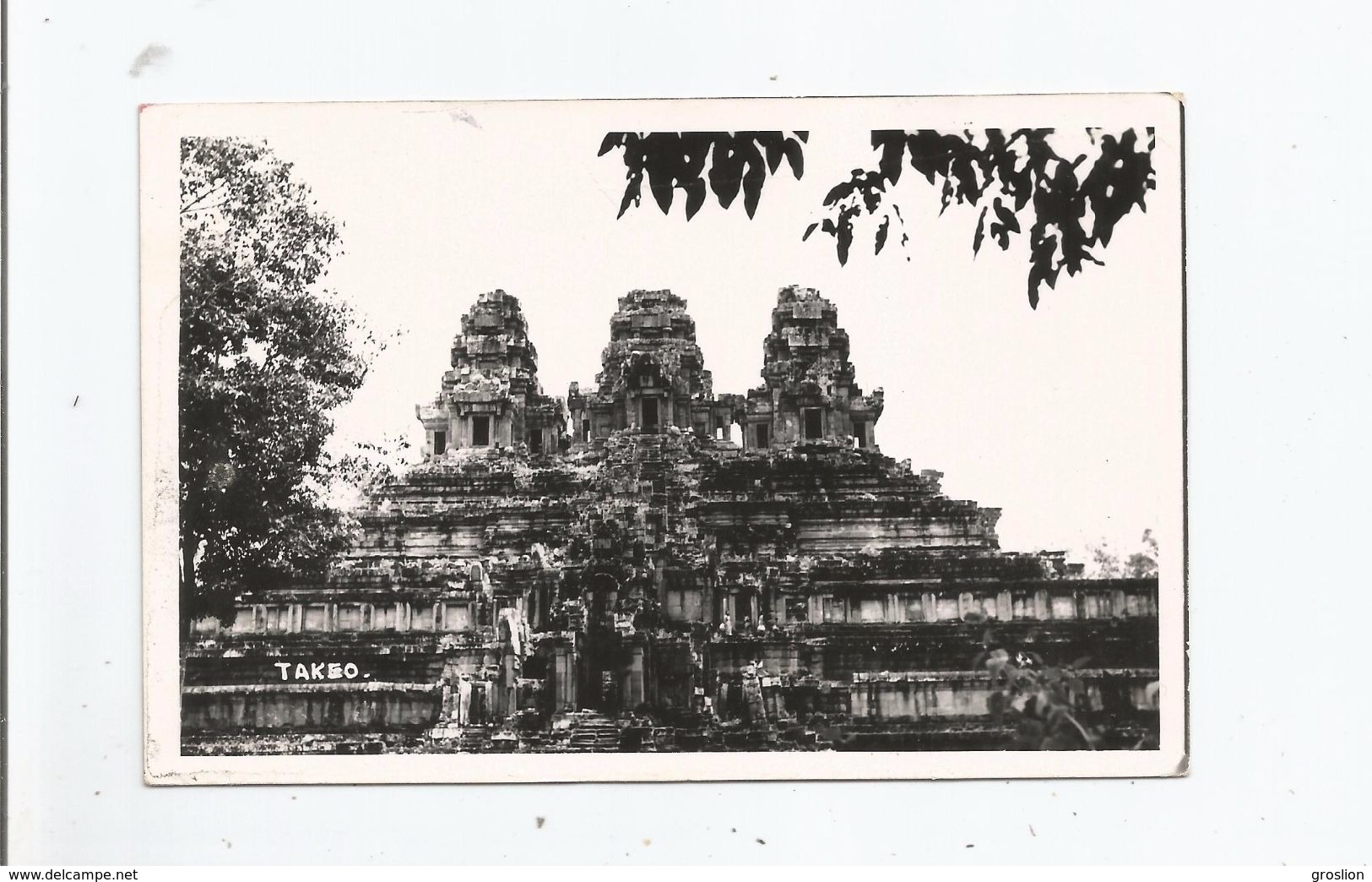 TAKEO (CAMBODGE) CARTE PHOTO RUINES HISTORIQUES - Cambodge