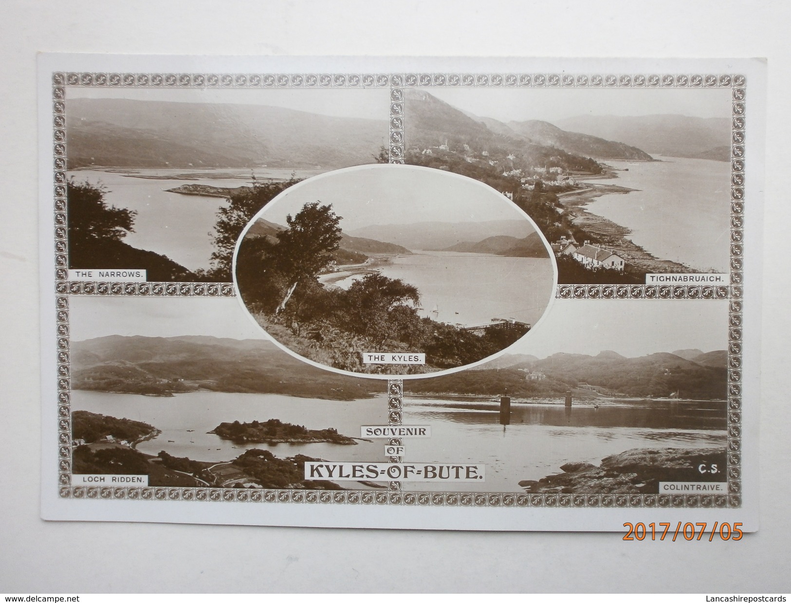 Postcard The Kyles Of Bute Multiview RP My Ref  B11440 - Bute