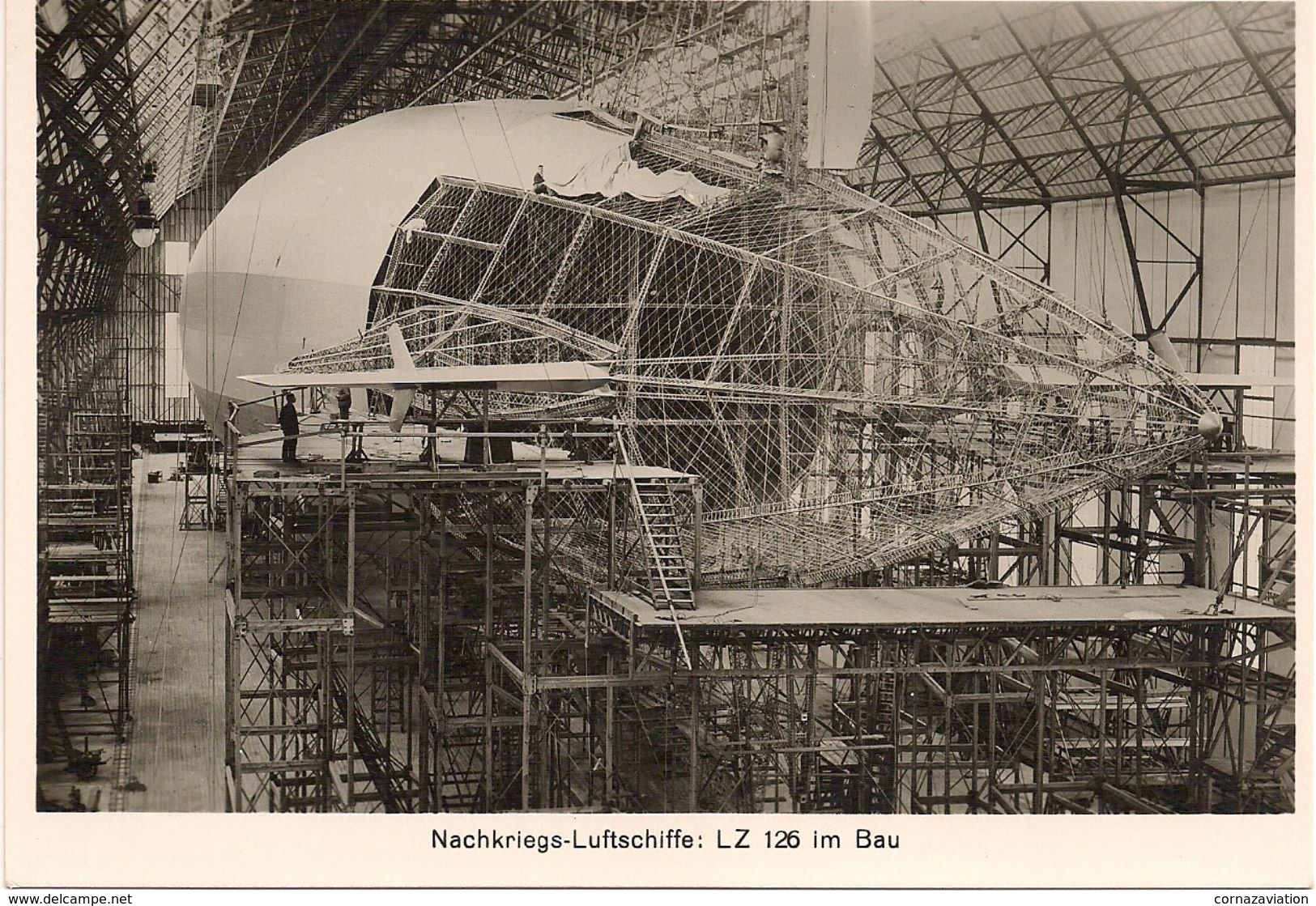 Aviation - Aviateur - Zeppelin LZ 126 En Construction - Autres & Non Classés