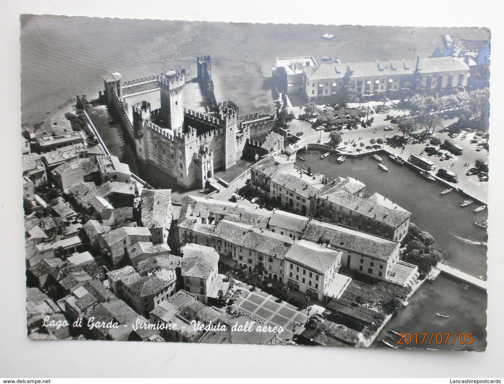 Postcard Sirmione Lake Garda Aerial View My Ref B21445 - Other & Unclassified