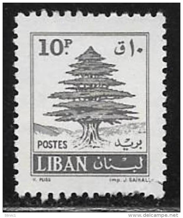 Lebanon, Scott # 359 Unused No Gum Cedar, 1961, Corner Defect - Lebanon