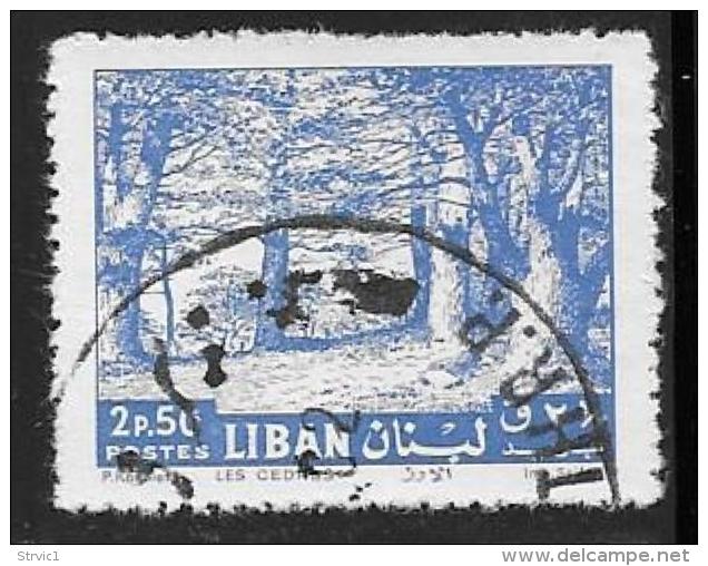 Lebanon, Scott # 383 Used Cedars, 1962 - Lebanon