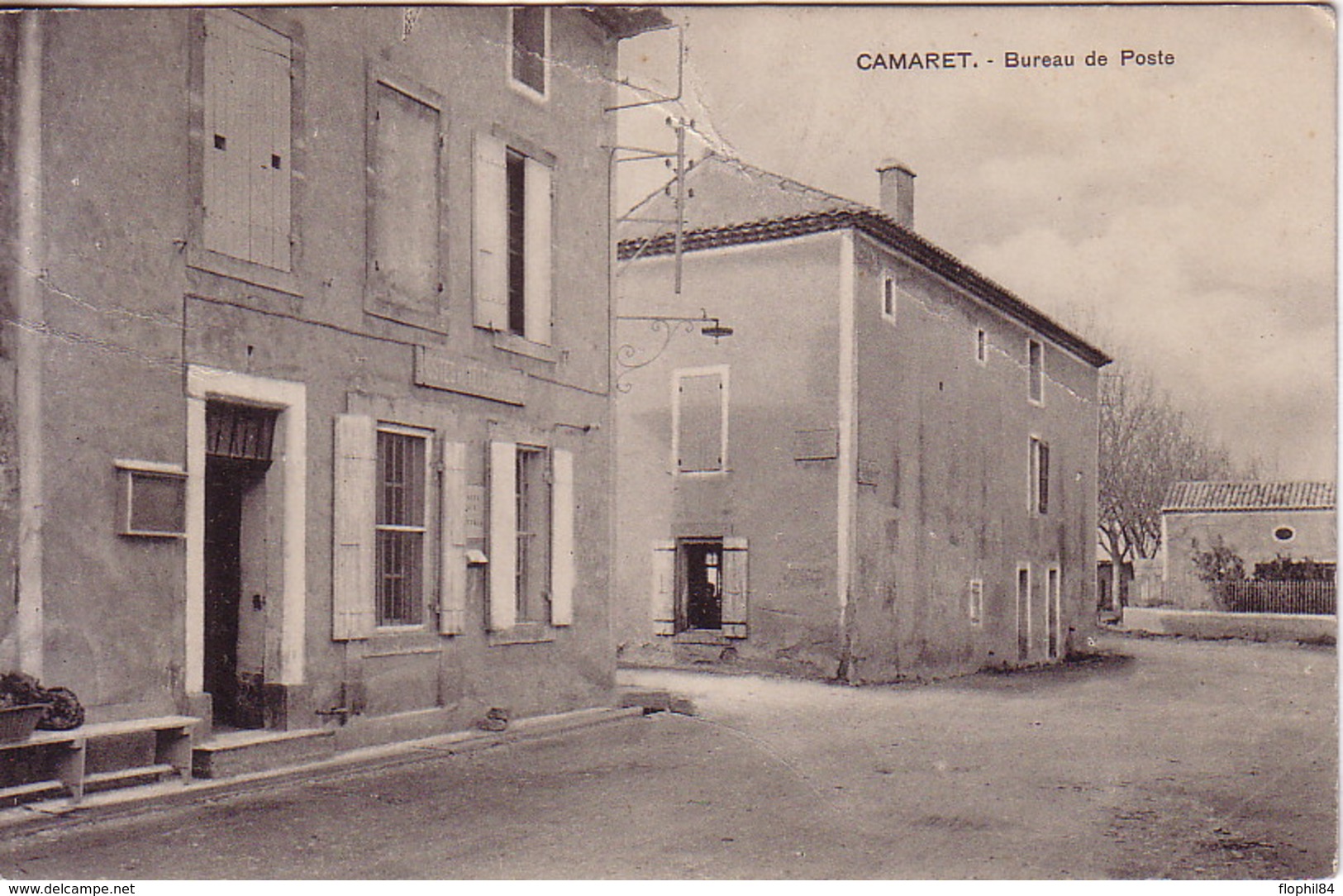 VAUCLUSE - CAMARET - BUREAU DE POSTE - CARTE DATEE DE 1909. - Camaret Sur Aigues