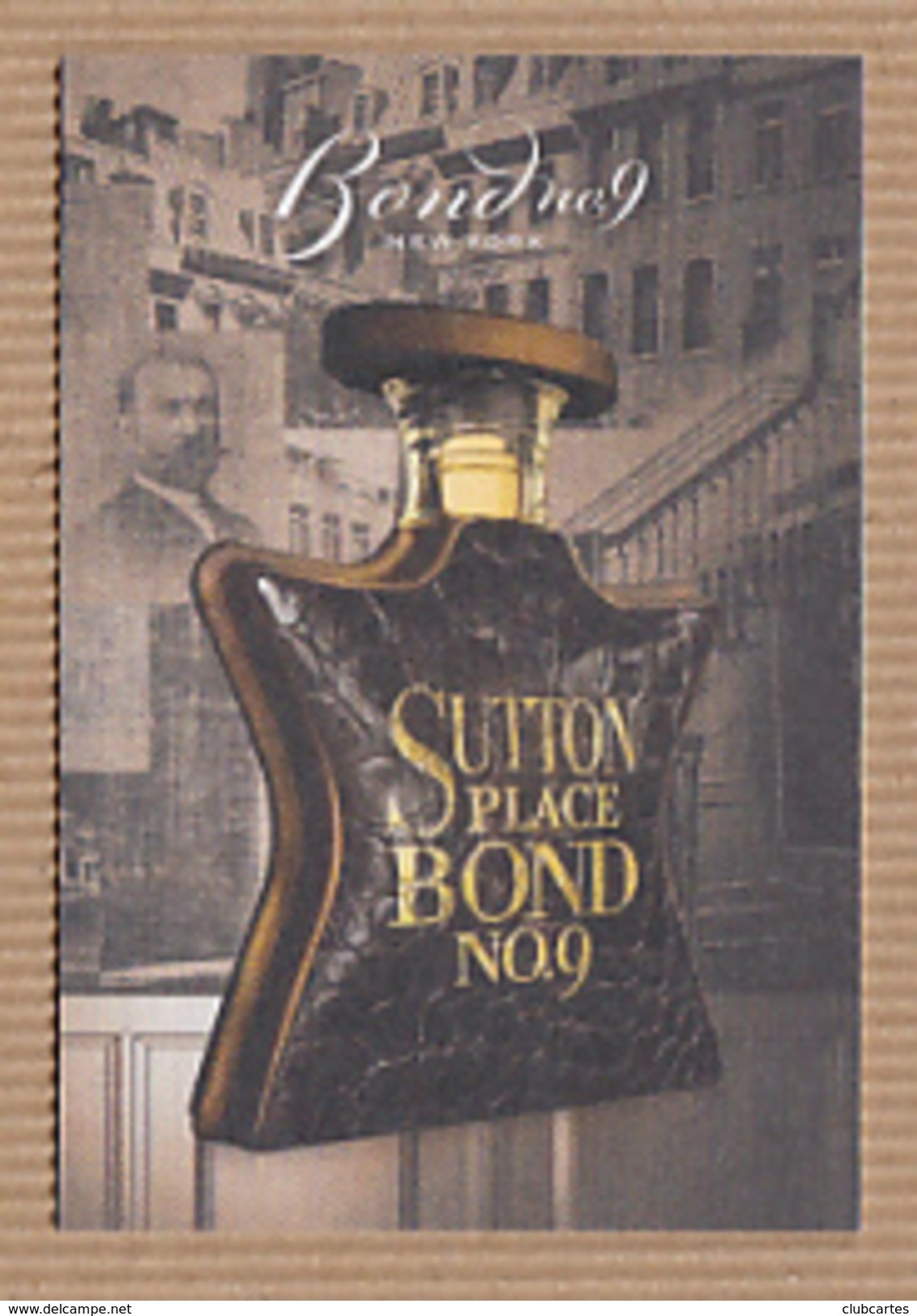 CC Carte Parfumée BOND No9 "SUTTON PLACE" Perfume Card JAPAN 10x7cm - Modern (from 1961)