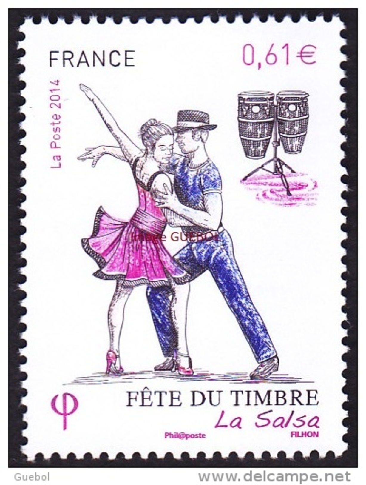 France Philatélie N° 4904 ** Journée Du Timbre - Danse - La Salsa - Tag Der Briefmarke