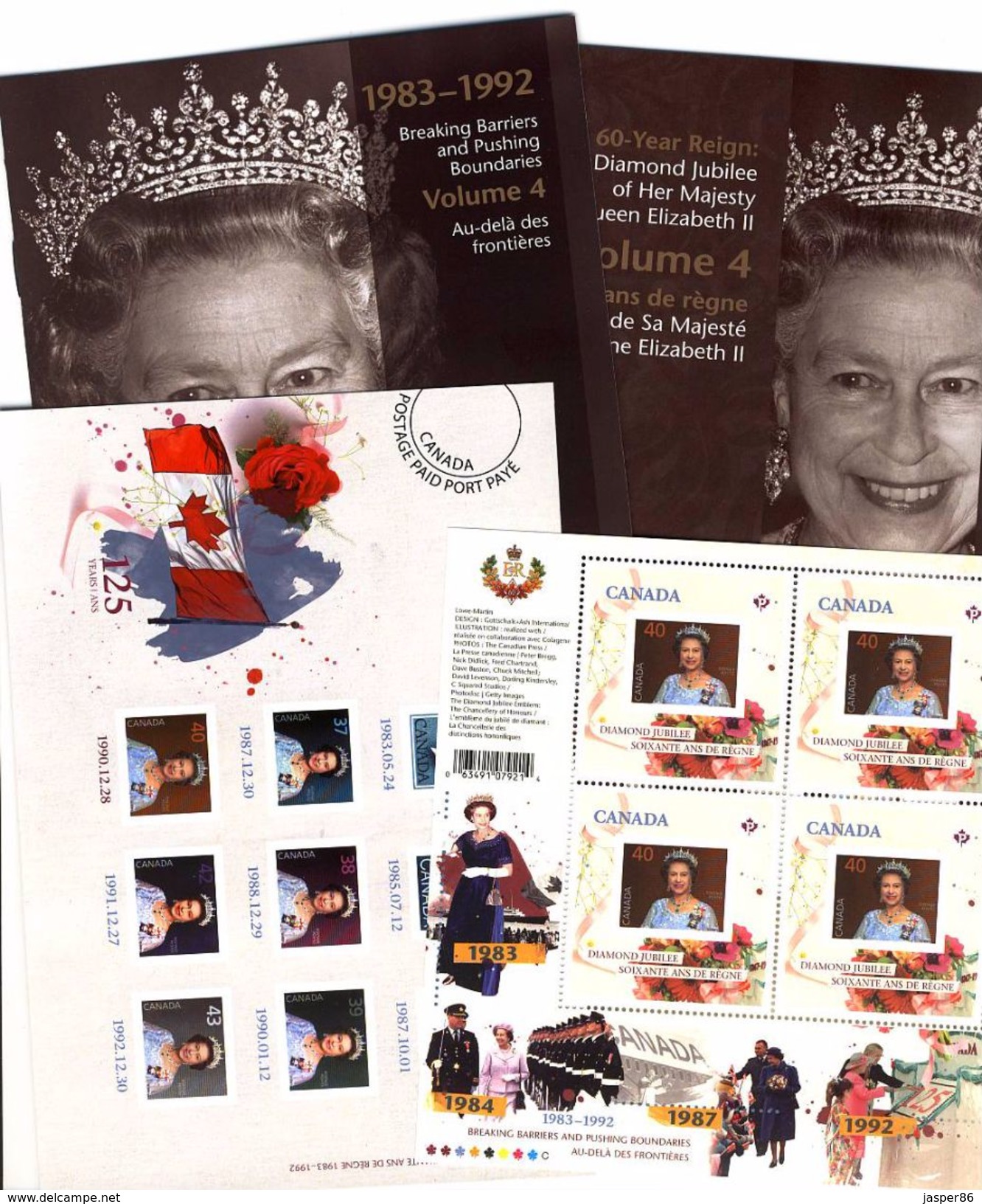 2012 CANADA Queen MNH Complete REGAL collection +BONUS Royal Wedding