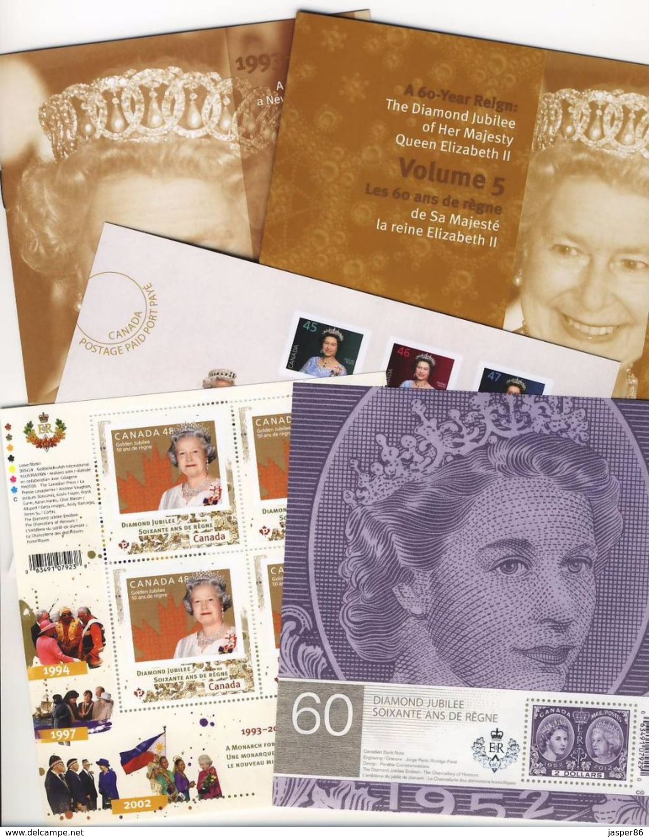 2012 CANADA Queen MNH Complete REGAL collection +BONUS Royal Wedding