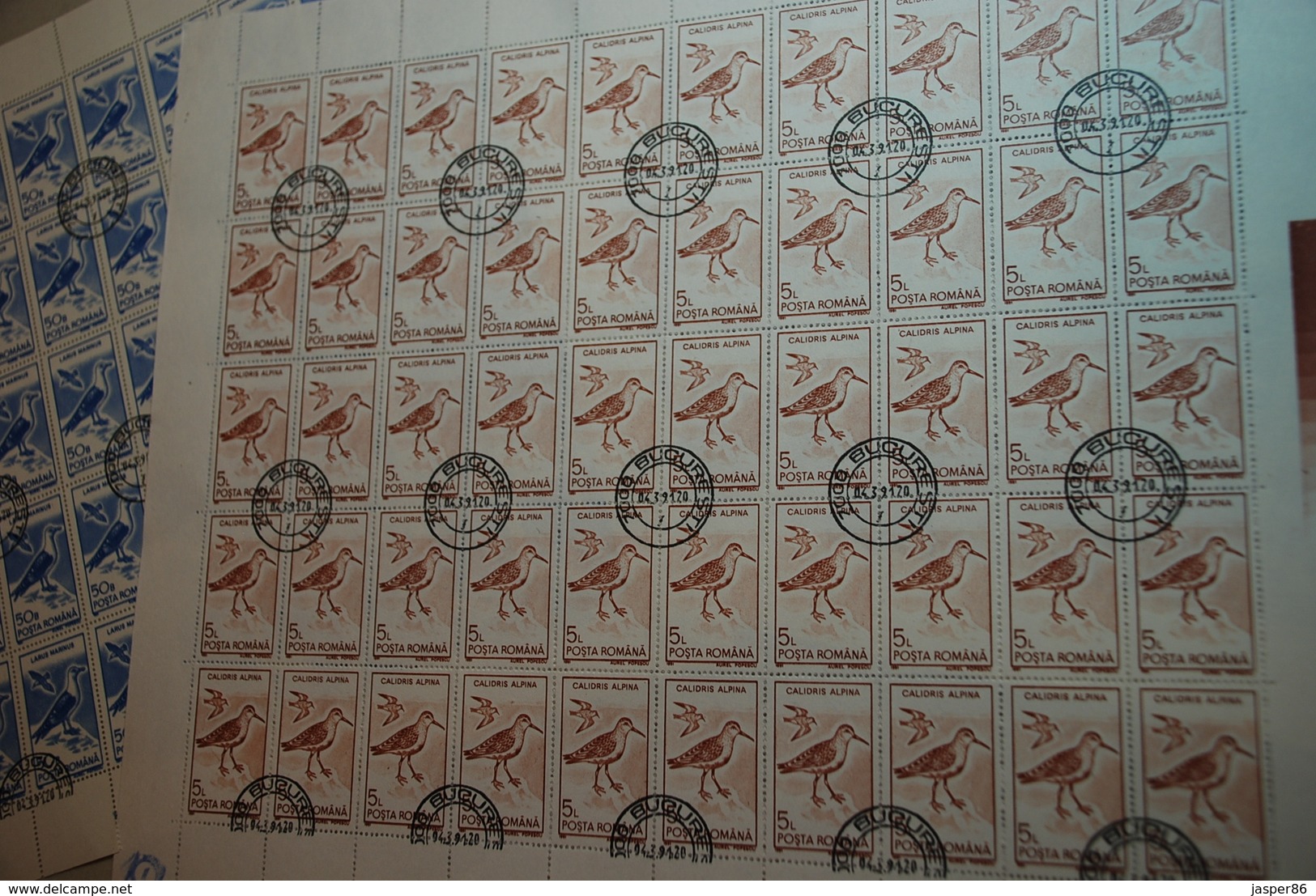 ROMANIA 500 Waterfowl Birds Sc 3639-3648, 50 x Complete sets WHOLESALE CV$100