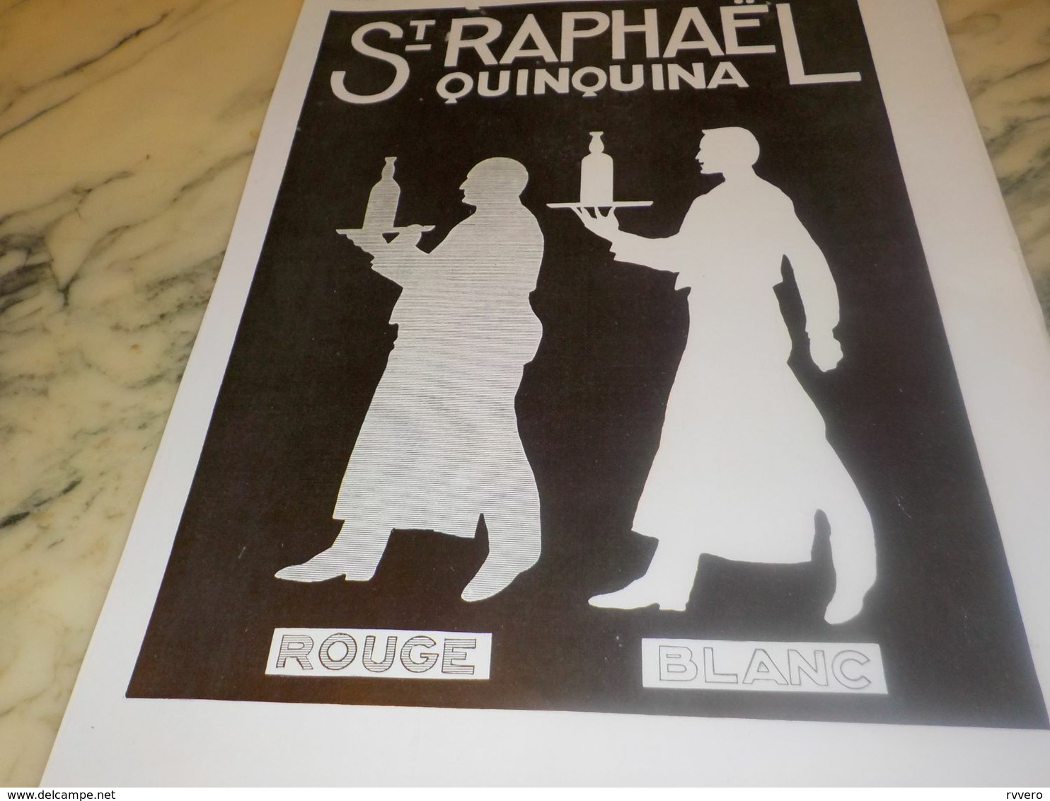 ANCIENNE PUBLICITE ST RAPHAEL QUINQUINA APERITIF 1932 - Alcools