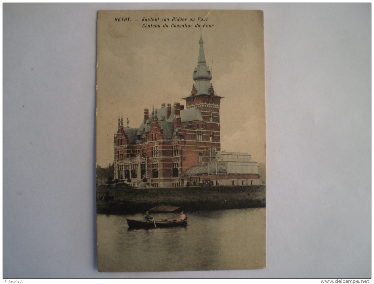 Retie - Rethy // Kasteel Van Ridder Du Four - Chateau // (Kleur - Color) Gelopen 191? Ed Meuleman / Zeldzaam - Retie