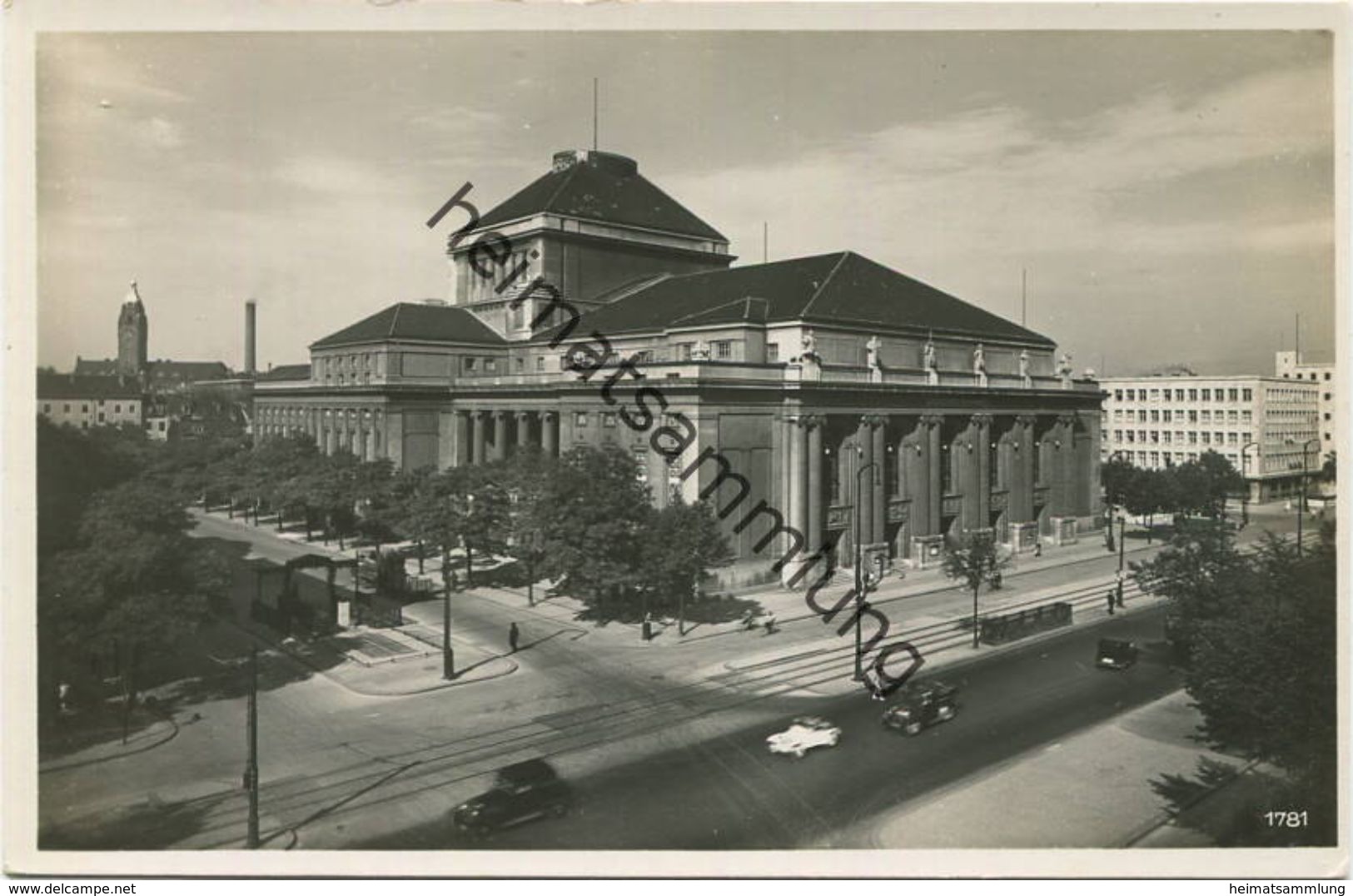 Berlin - Charlottenburg - Deutsches Opernhaus - Verlag Hans Andres Berlin - Foto-AK 30er Jahre - Charlottenburg