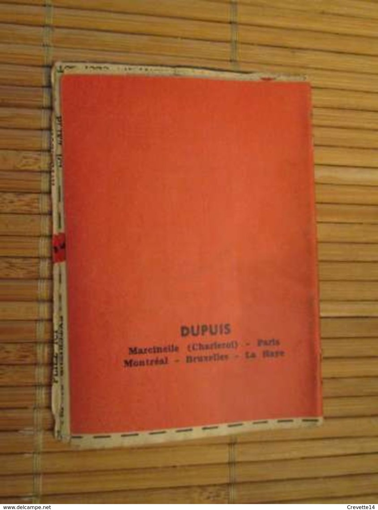 Rare MINI-BIBLIOTHEQUE Rare MINI-RECIT SPIROU Années 50/60/70 N°36 SONNY Par ?   , Monté Mais Pas Par Moi . - Spirou Magazine