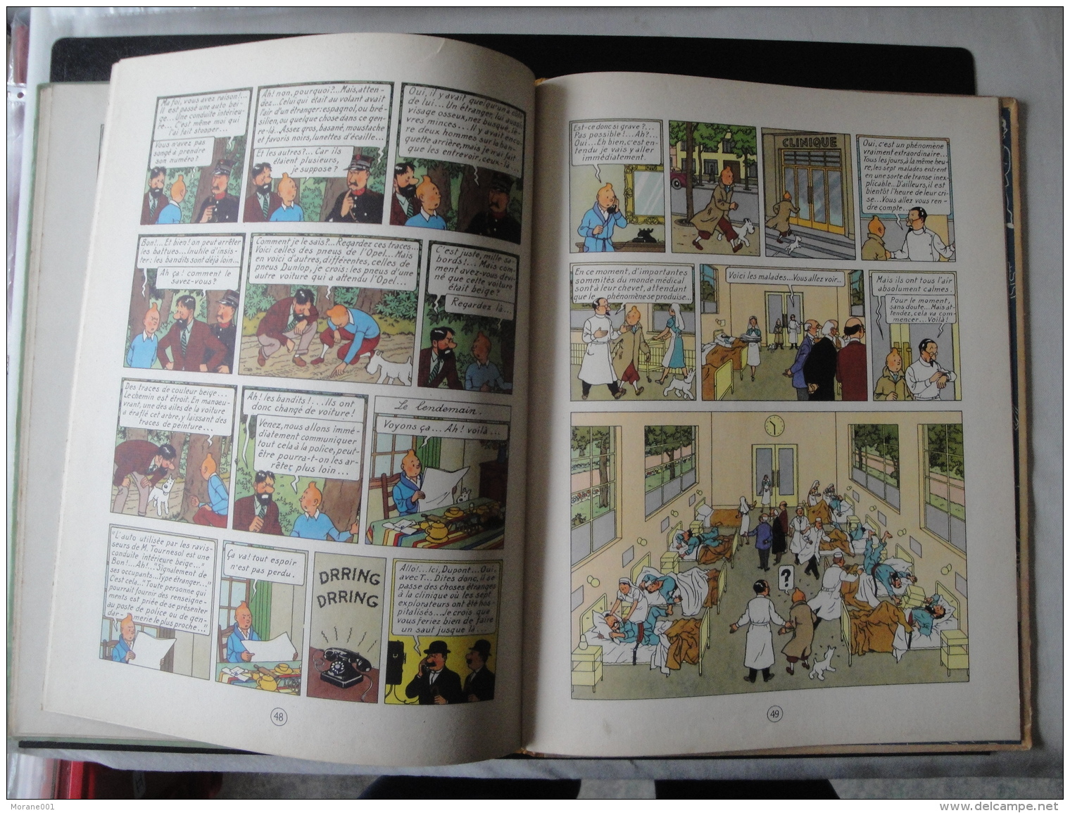 Tintin Les 7 boules de cristal   B12   1955  Casterman Hergé  Bon état