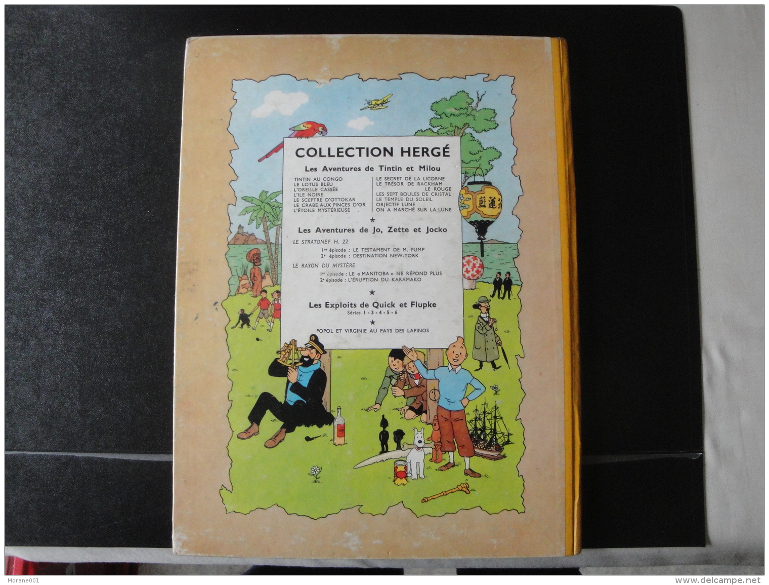 Tintin Les 7 boules de cristal   B12   1955  Casterman Hergé  Bon état