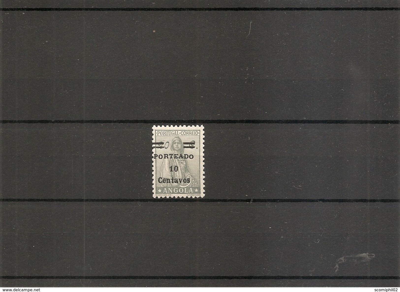 Portugal ( Taxe 34 XXX -MNH-Curiosité: Surcharge Très Déplacée à Voir) - Unused Stamps