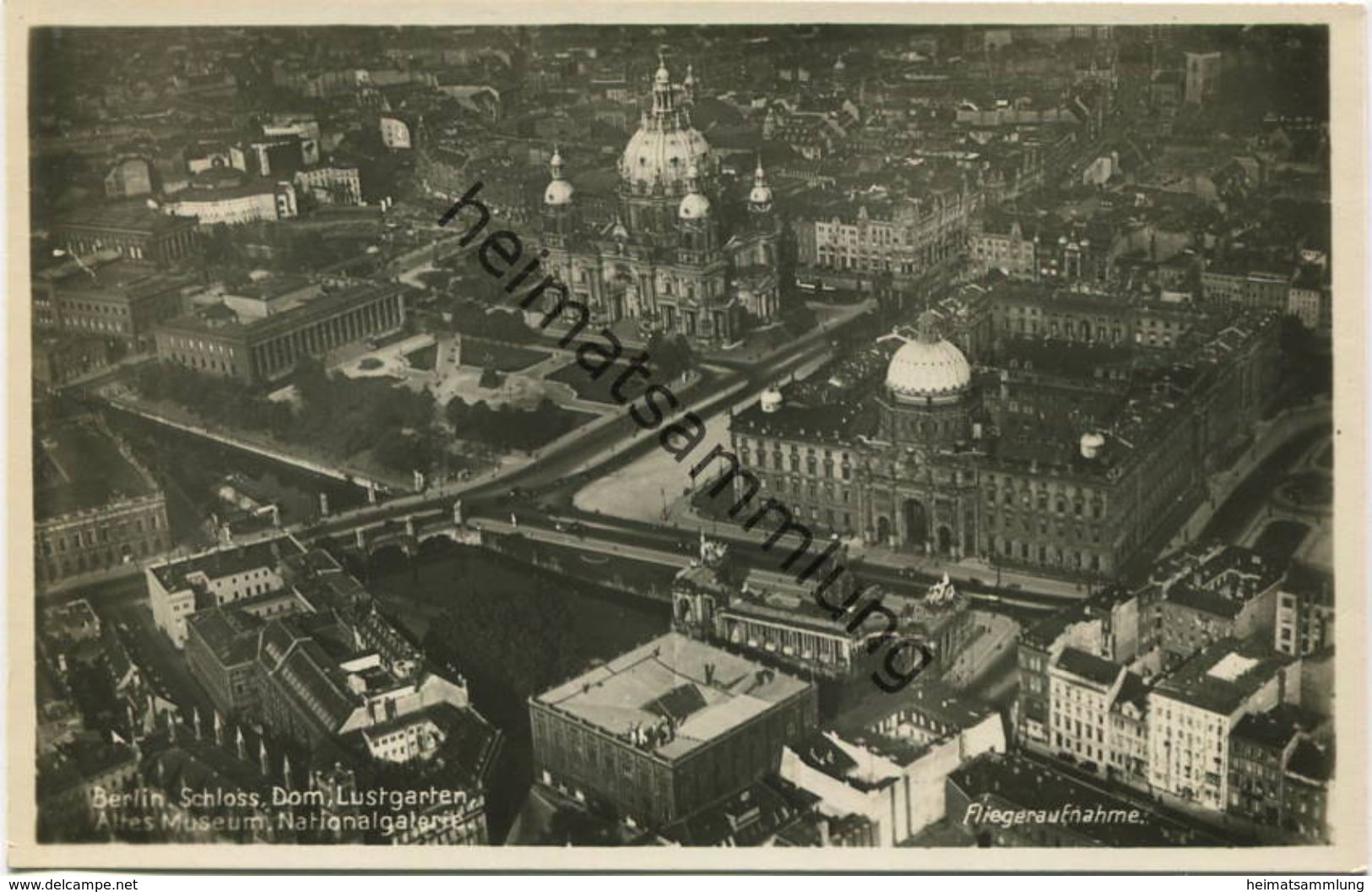 Berlin - Mitte - Schloss - Dom - Lustgarten - Altes Museum - Nationalgalerie - Foto-AK 30er Jahre - Charlottenburg