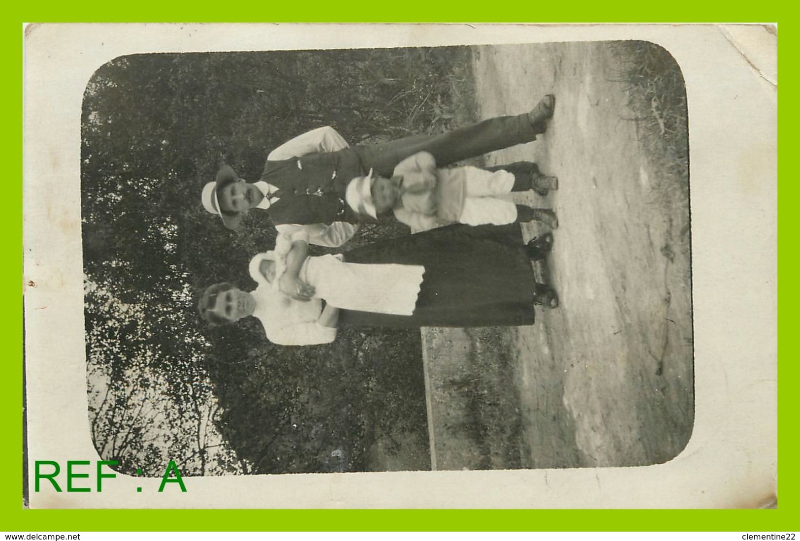 CARTE PHOTO SAICOURT JURA Animée Famille - Court