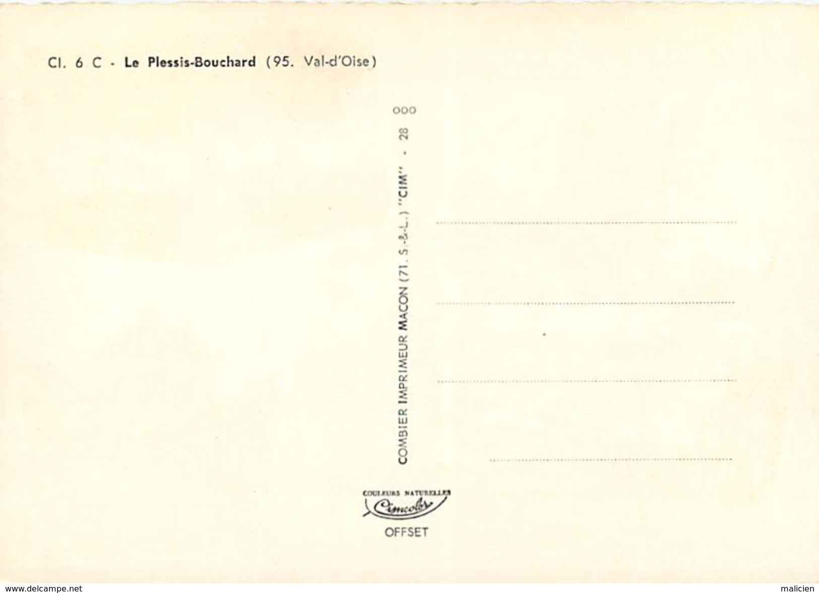 - Val D Oise -gd Format-ref-V534- Le Plessis Bouchard - Souvenir De ..- Multi Vues Dont Cite Clos St Georges - Cites - - Le Plessis Bouchard