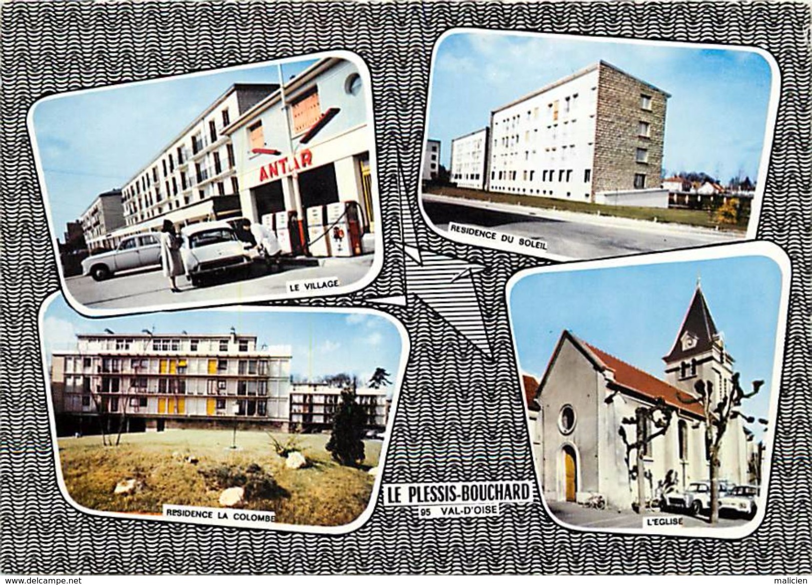 - Val D Oise -gd Format-ref-V533- Le Plessis Bouchard - Souvenir De ..- Multi Vues Dont Village Et Residences - - Le Plessis Bouchard