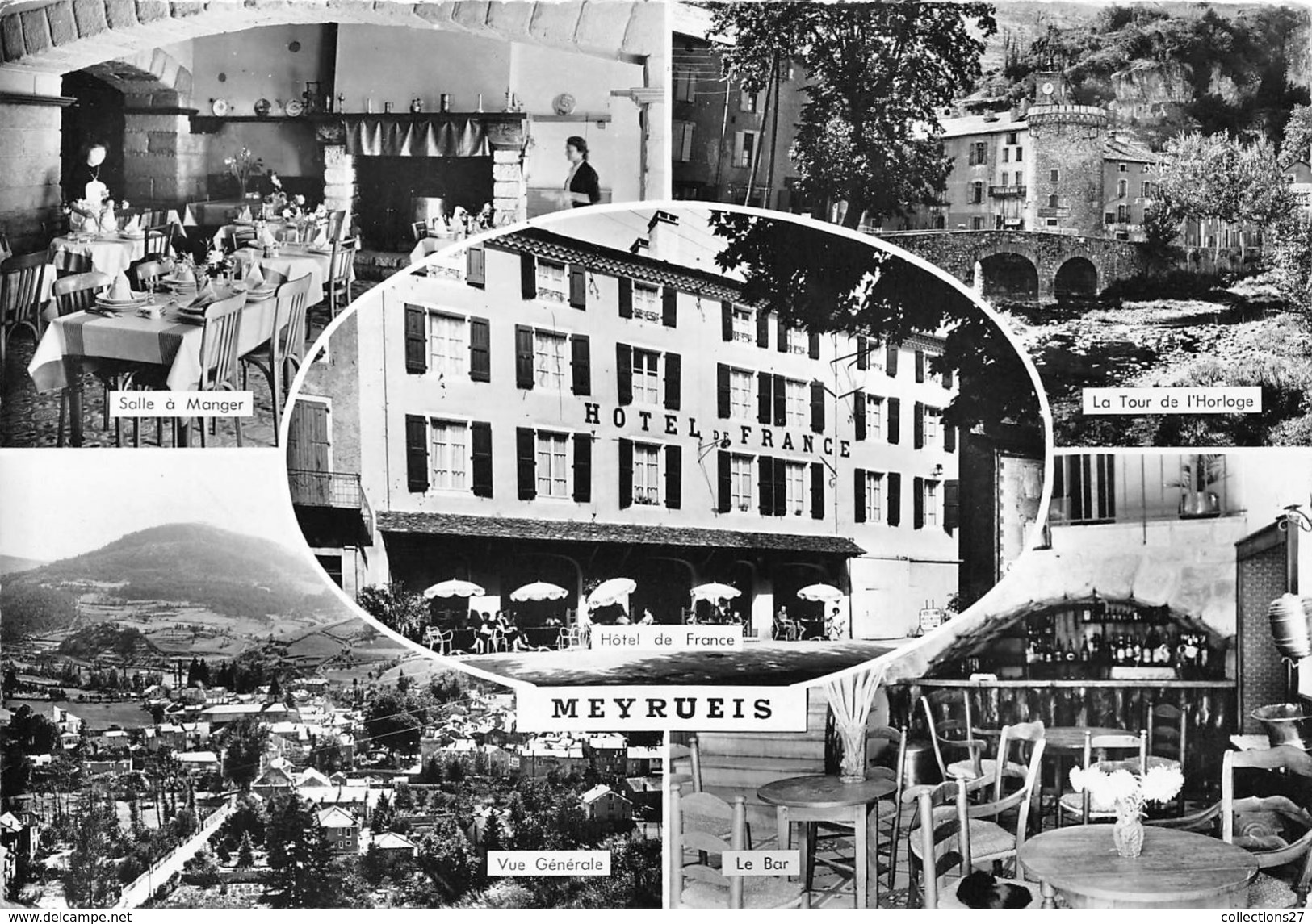 48-MEYRUEIS- HÔTEL DE FRANCE  - MULTIVUES - Meyrueis