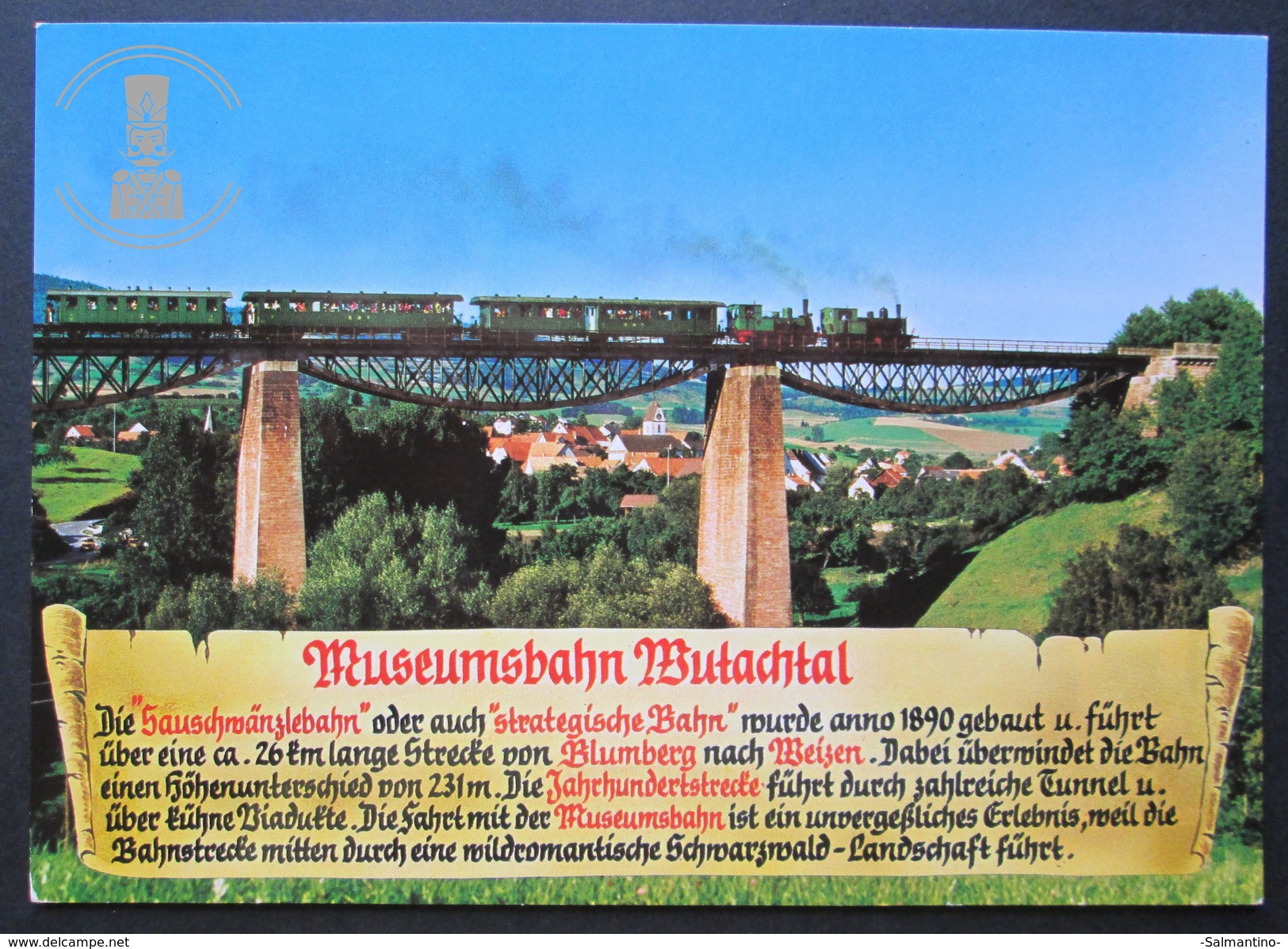 OLD POSTCARD - CP - MUSEUMSBAHN MUTACHTAL - UNPOSTED UNCIRCULATED - Trenes