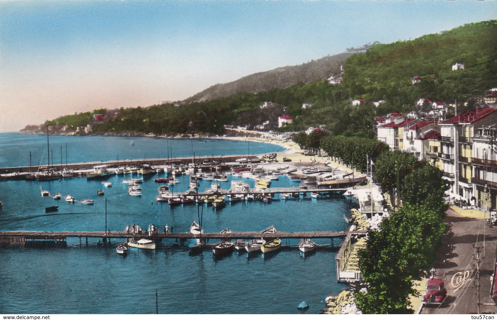 GOLFE-JUAN - ALPES MARITIMES  -  (06) -  CPSM DENTELÉE DE 1958.. - Autres & Non Classés