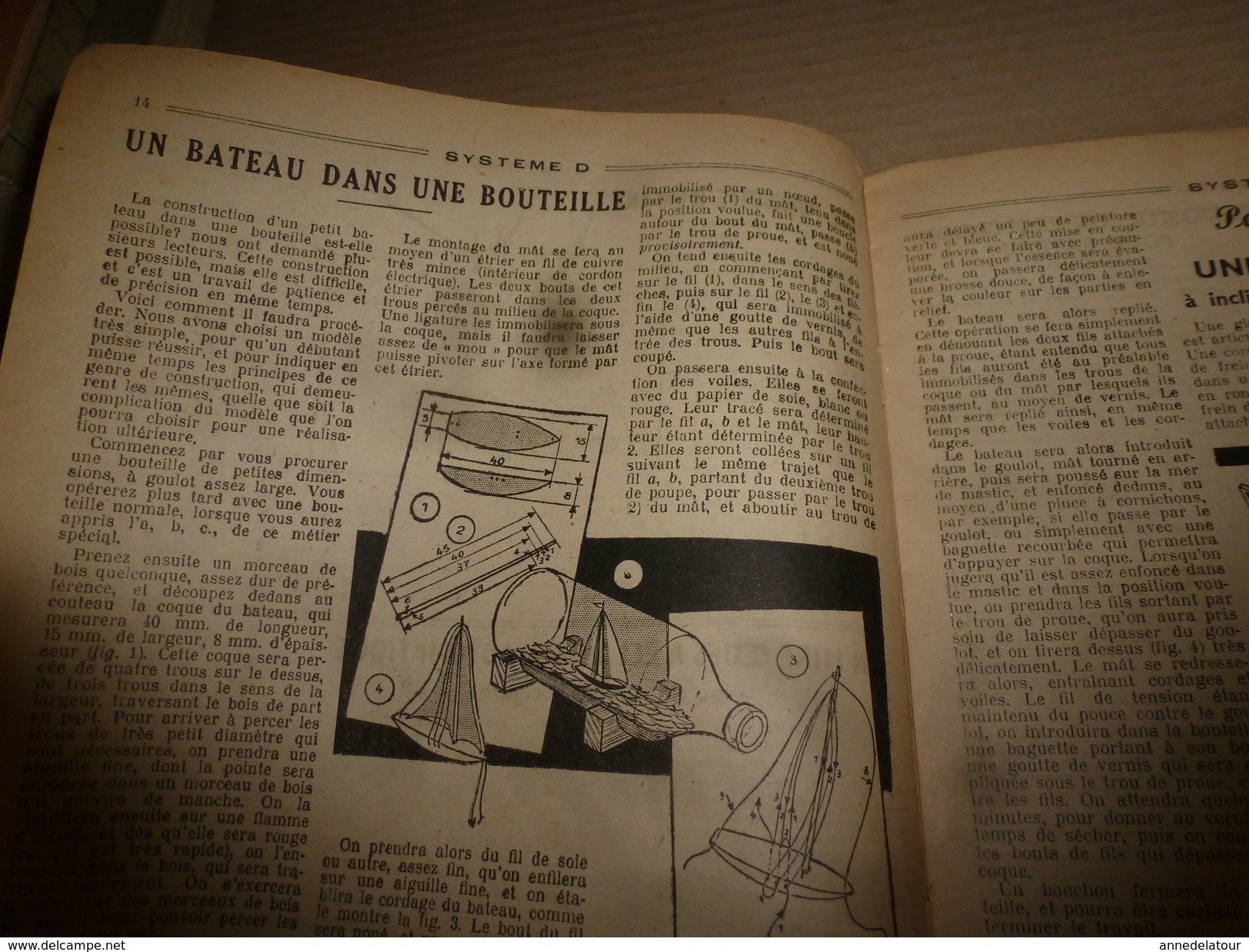 1949 TLSD :Faire: Vélo électrique;Rouler fioul à moto;Bateau-bouteille;Poêle à sciure;Curieux moteur élec;Déco-bois;etc