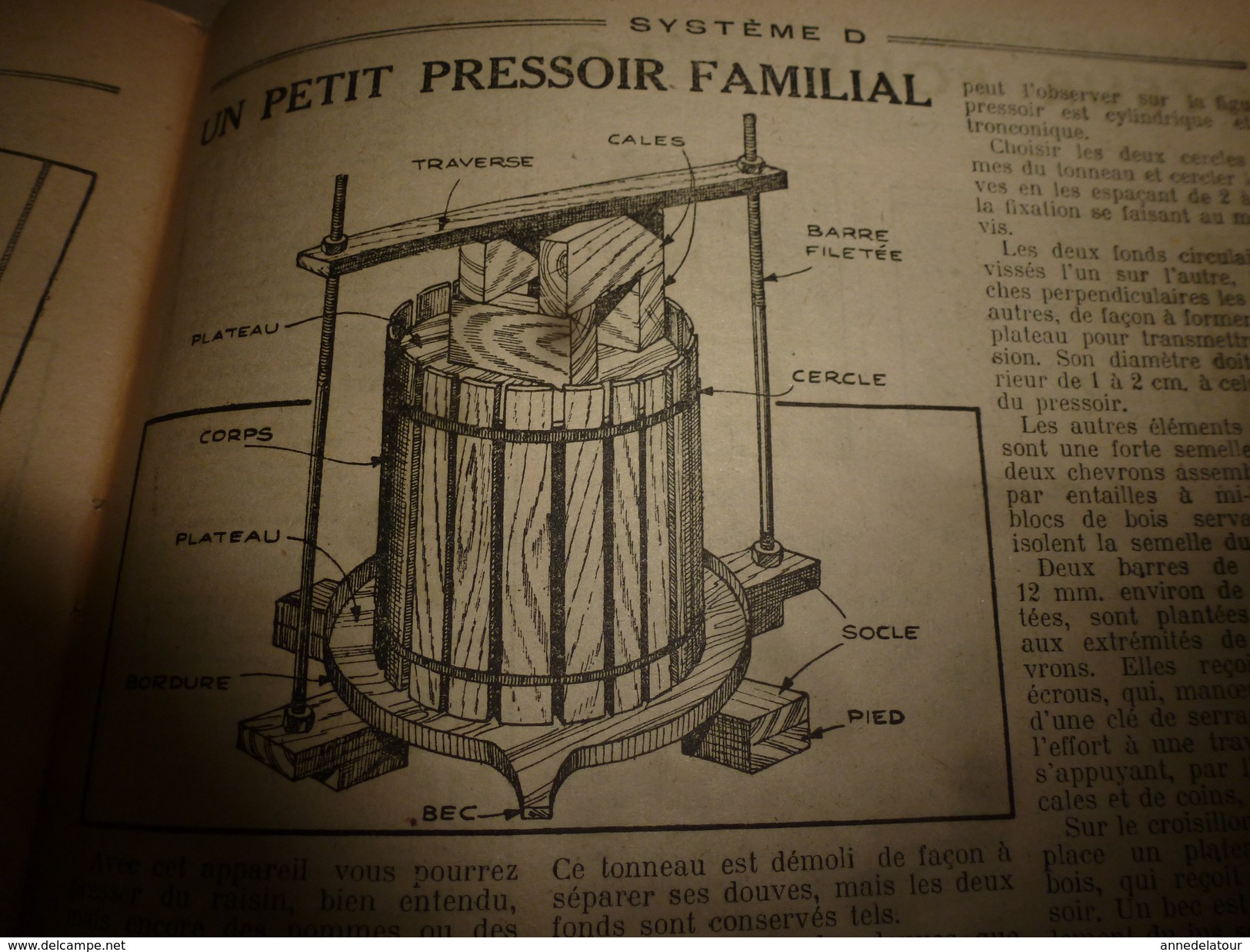 1951 TLSD :Faire: Pressoir Familial;Polir Le Marbre;Jouet Articulé;Argenture Du Verre;Frein Automatique;Mandoline; Etc - Bricolage / Technique