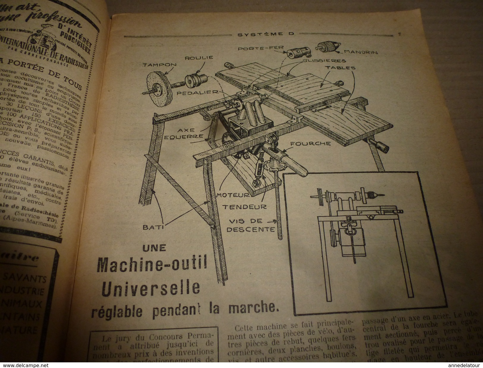 1951 TLSD :Faire: Pressoir Familial;Polir Le Marbre;Jouet Articulé;Argenture Du Verre;Frein Automatique;Mandoline; Etc - Bricolage / Tecnica