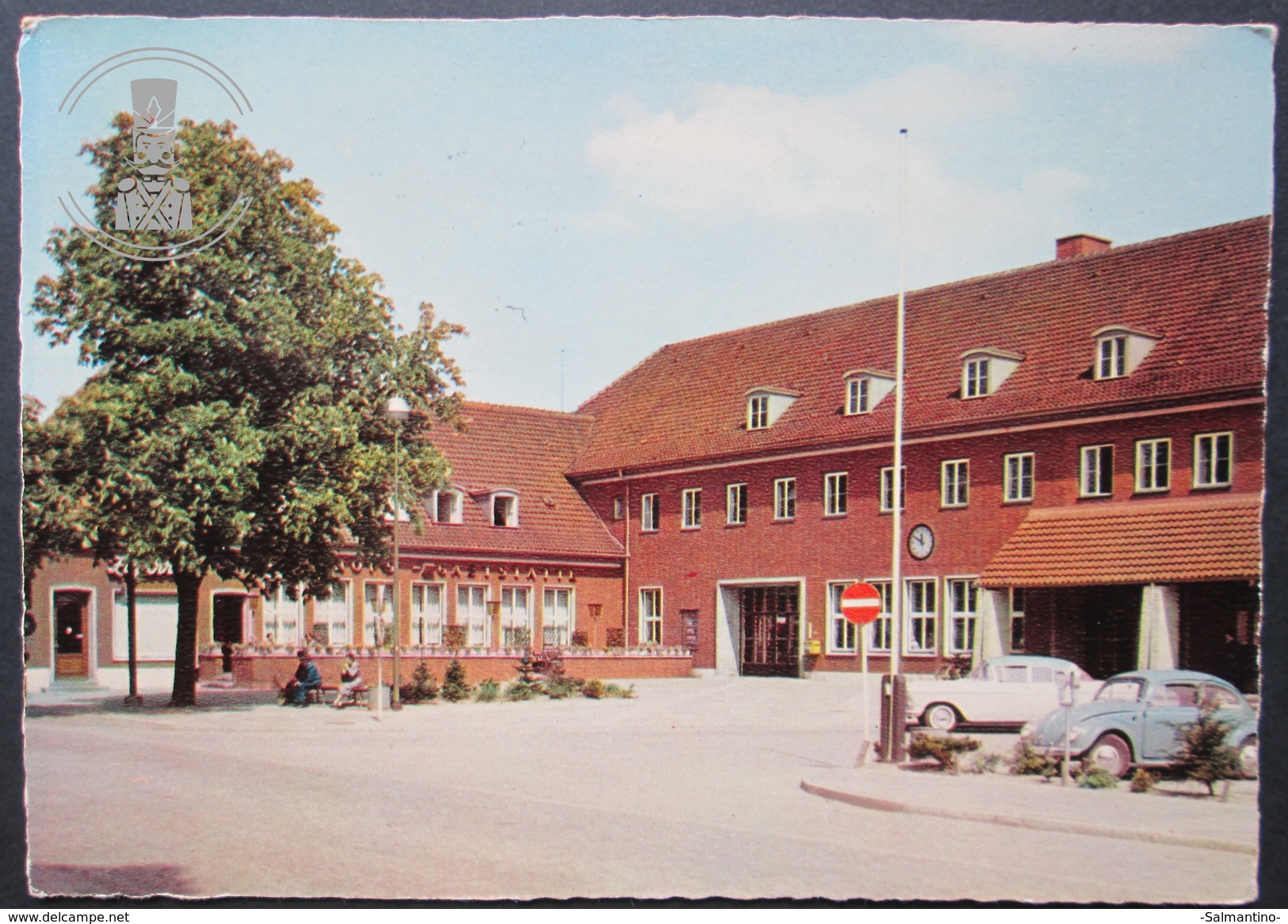 OLD POSTCARD - CP - NIENBURG WESER - BAHNHOF - POSTED CIRCULATED - Nienburg