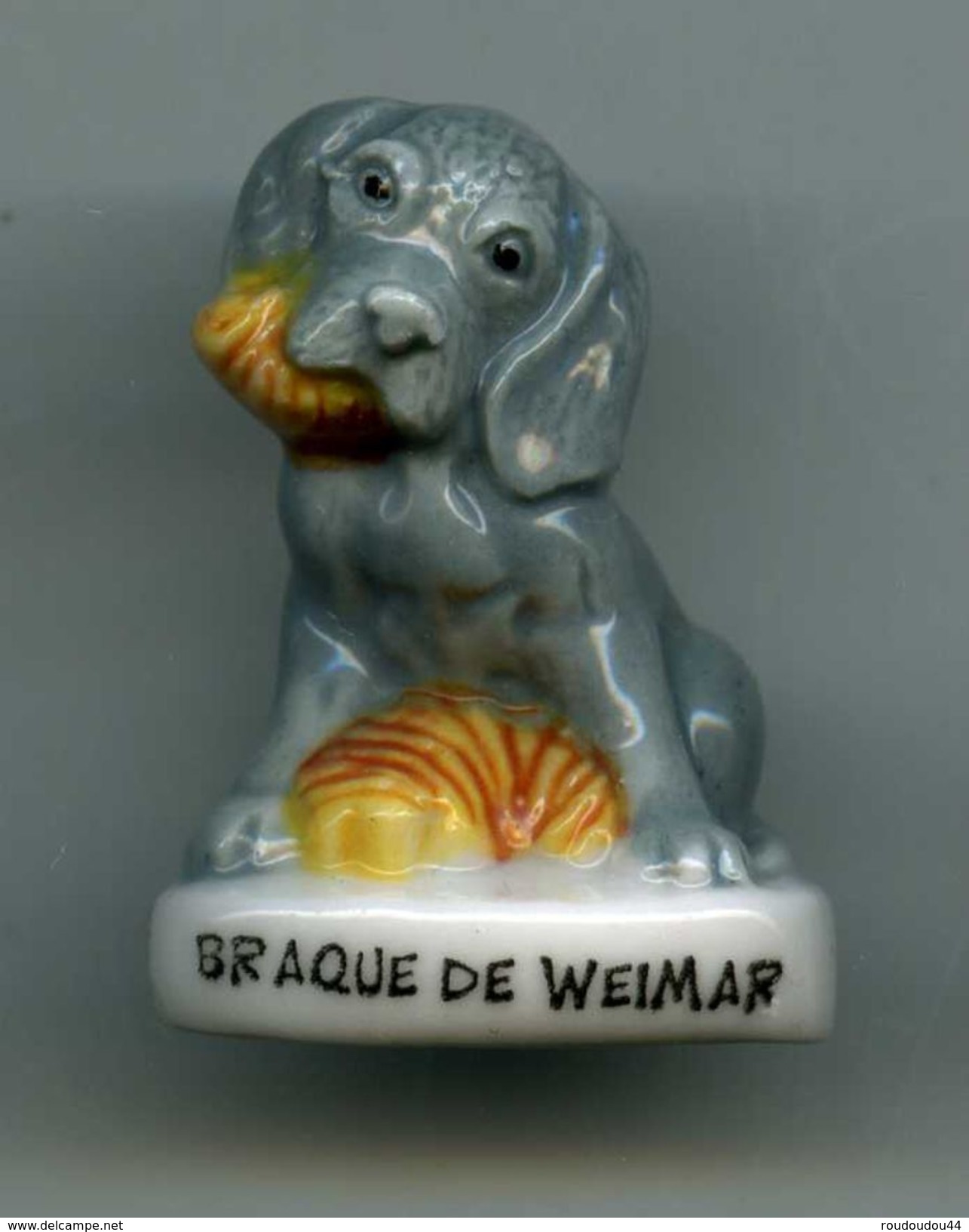 FEVES - FEVE - PETITS POLISSONS - BRAQUE DE WEIMAR - Animaux