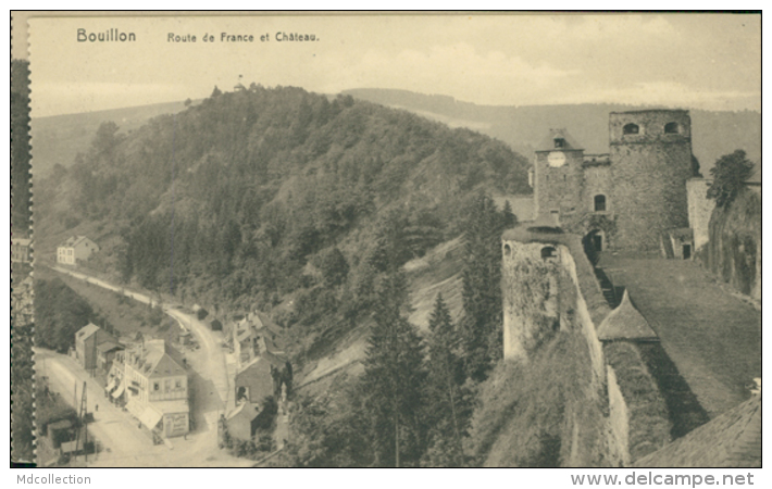 BE BOUILLON  / Route De France Et Château / - Bouillon