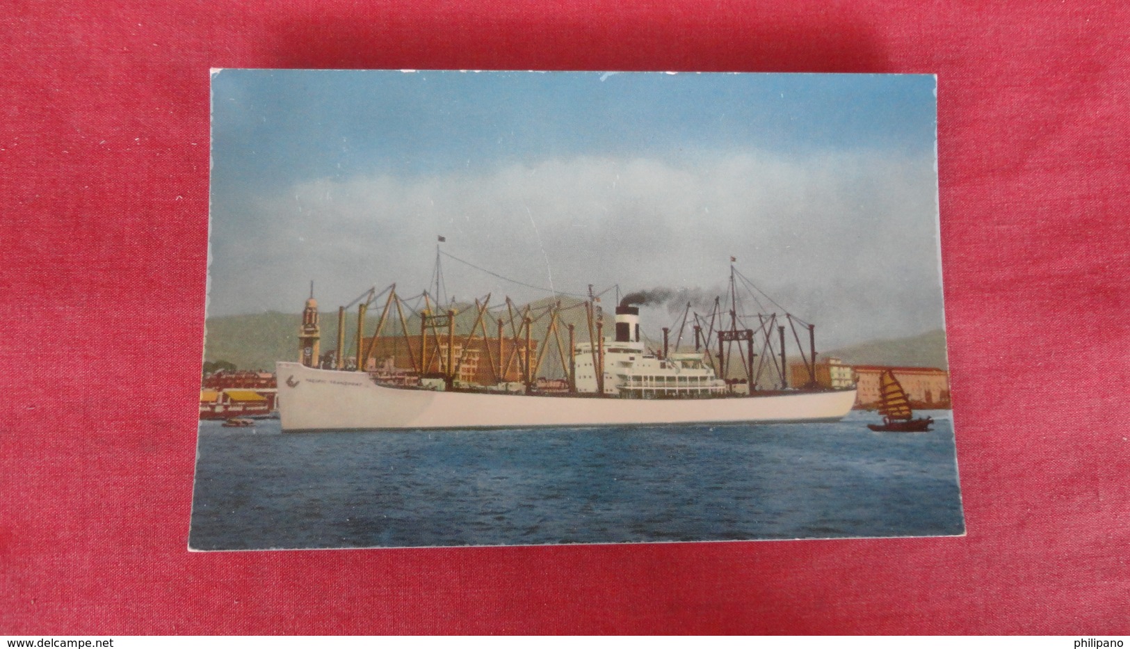 China (Hong Kong) Harbour  S.S. Pacific Transport     Ref 2624 - China (Hong Kong)