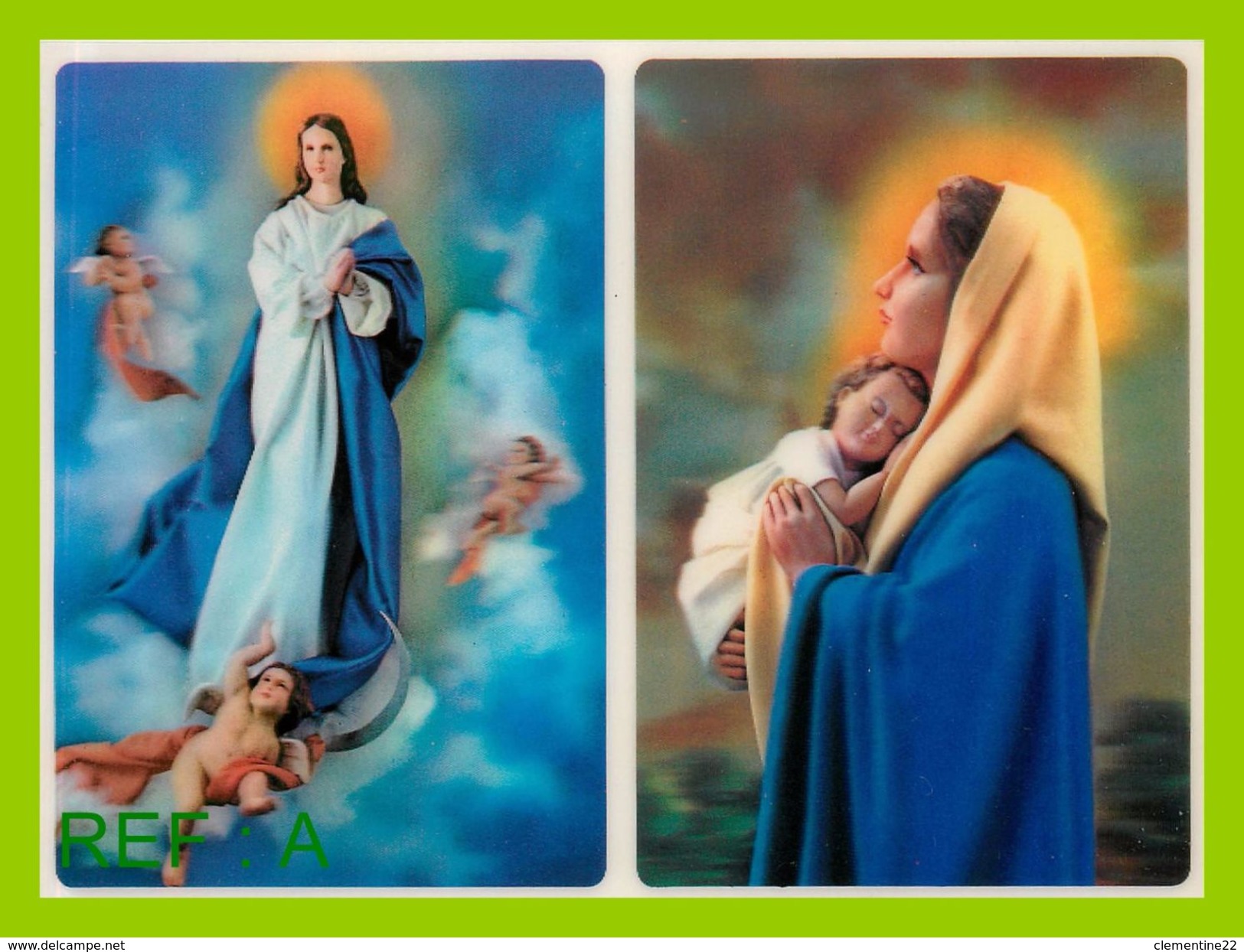 LENTICULAIRE 3D THEME The Holy Mother - Vergine Maria E Madonne