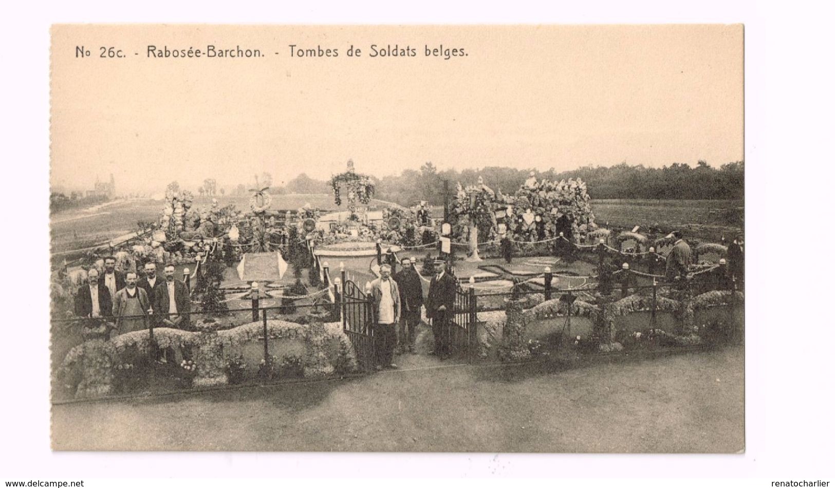 Rabosée-Barchon.Tombes De Soldats Belges - Blegny