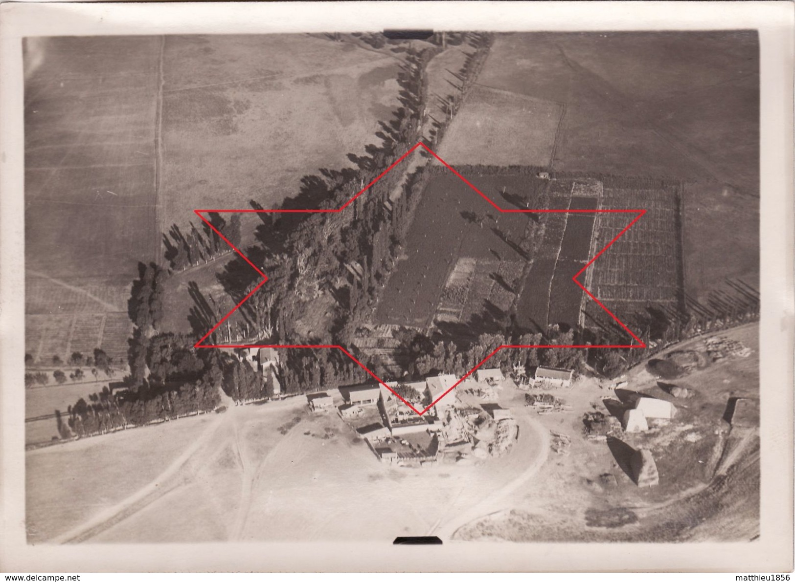 Photo Aérienne Septembre 1924 La Ferme De Saint-Arnaud (près SETIF) - Vue Générale (A175) - Sétif