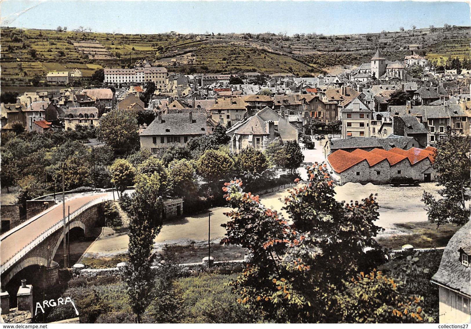 48-MARVEJOLS- VUE GENERALE , PONT DE PEYRE - Marvejols