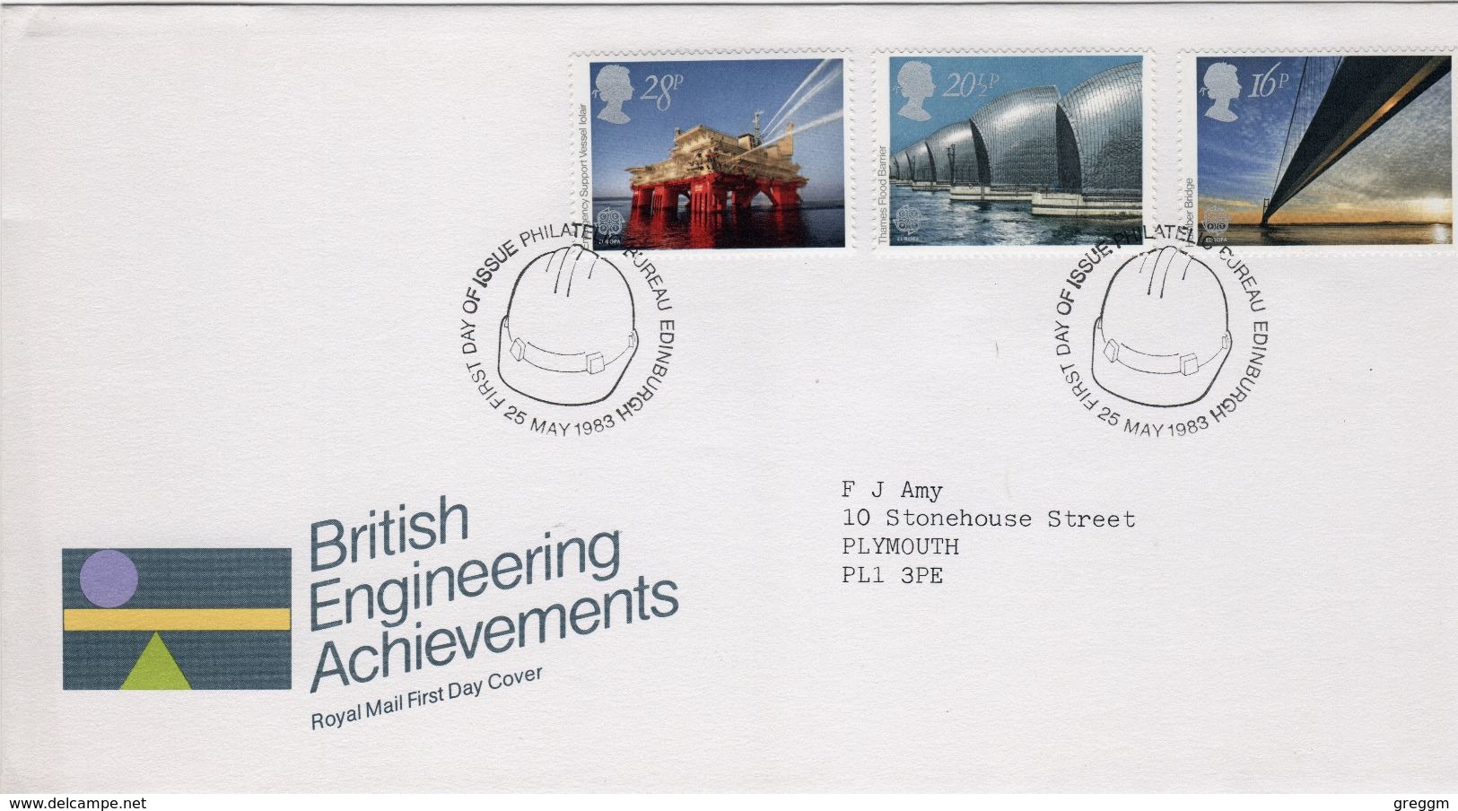 Great Britain First  Day Cover To Commemorate The British Engineering. - 1981-1990 Decimal Issues