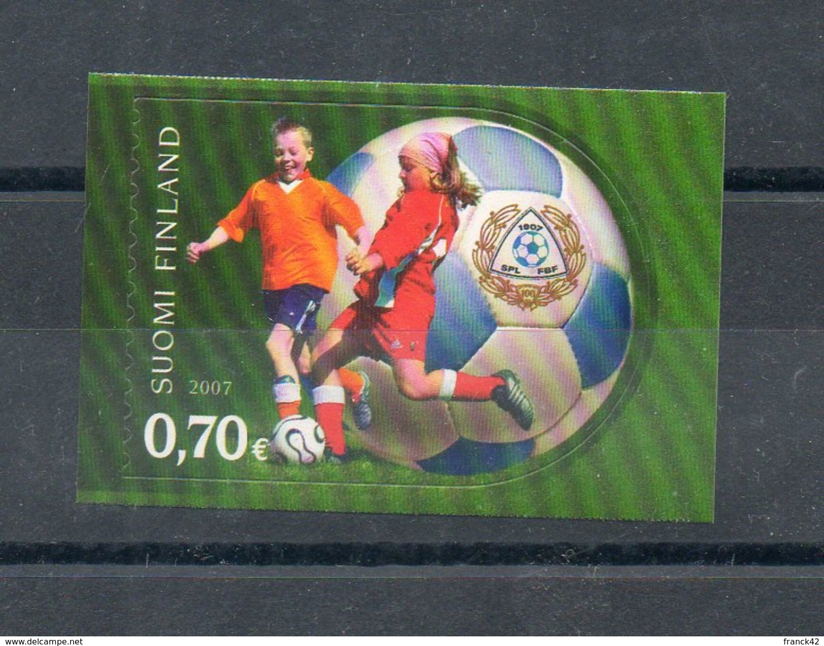 Finlande. Autoadhésif. Football. 2007 - Neufs