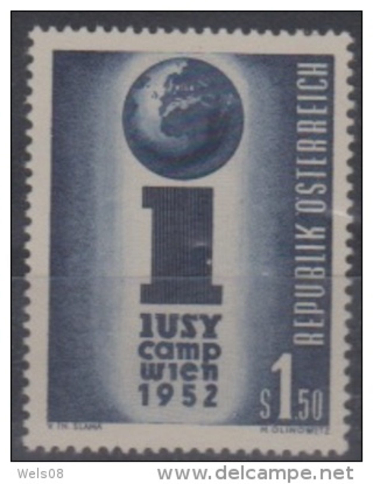 Österreich 1952: "JUSI-Camp Wien"  Postfrisch Luxus (siehe Foto/ Scan) - Unused Stamps