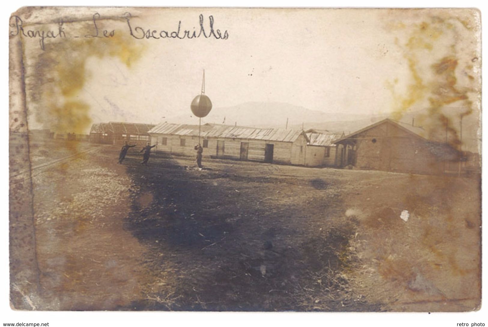 Cpa Carte-photo Liban, Syrie / Lebanon - Rayak, Les Escadrilles ( Dans L'état ) - Liban