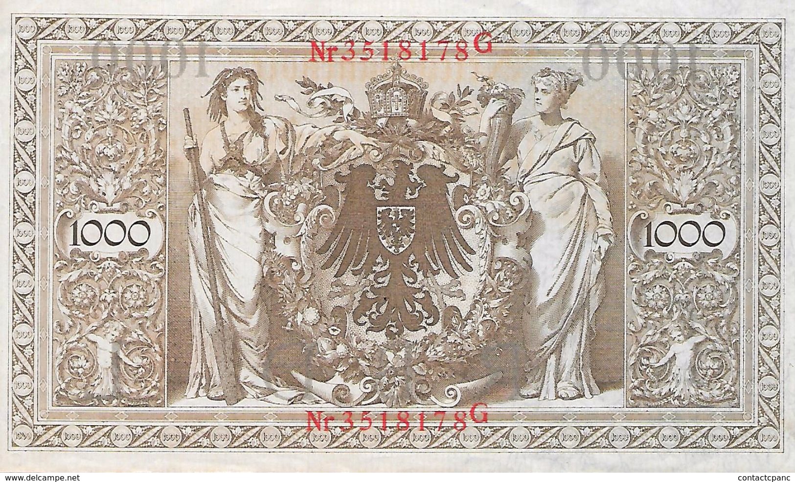 1000 Mark - 21 Avril 1910 - Reichsbanknote - 1.000 Mark