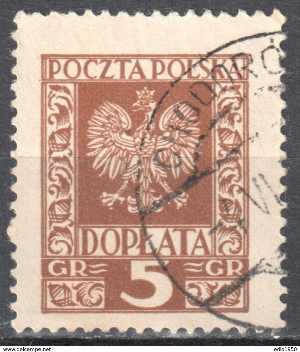 Poland 1930 - Postage Due - Mi.80  - Used - Portomarken