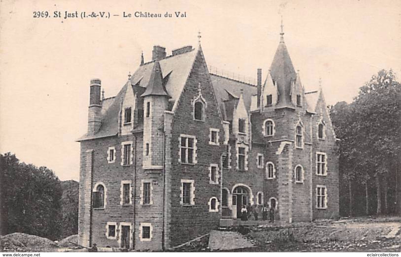 St Just     35    Château Du Val         (voir Scan) - Autres & Non Classés