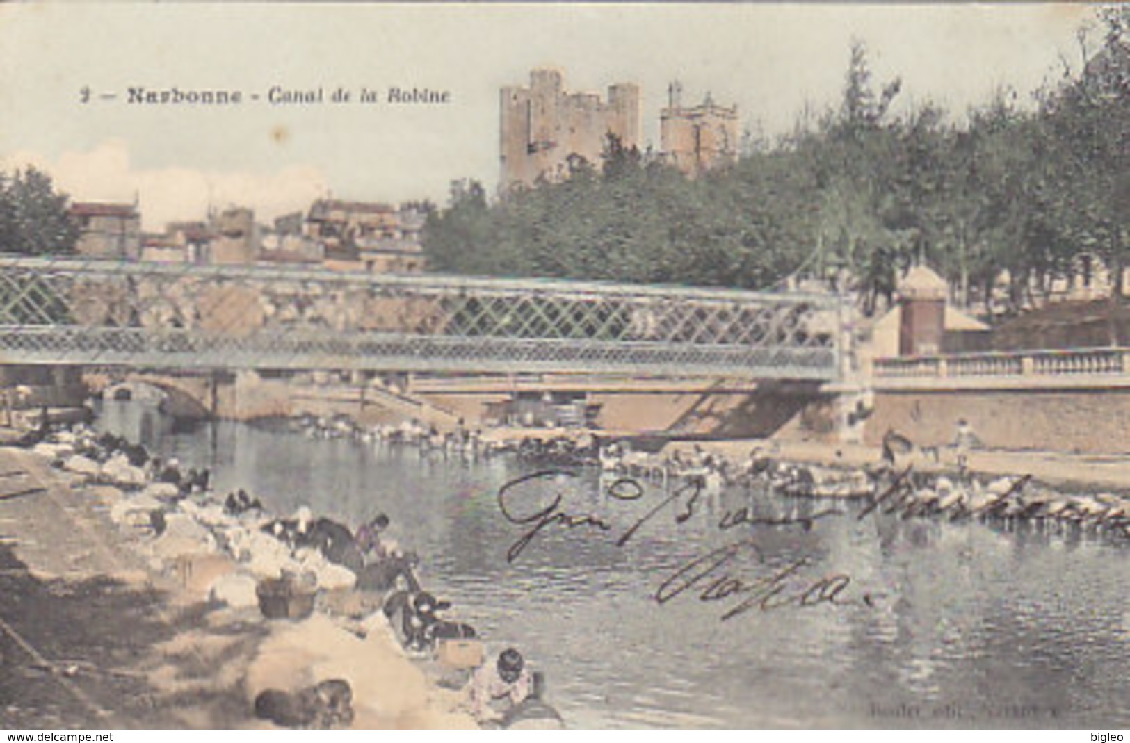 Narbonne - Canal De La Robine Avec Lavandeuses           (A-48-150912) - Narbonne