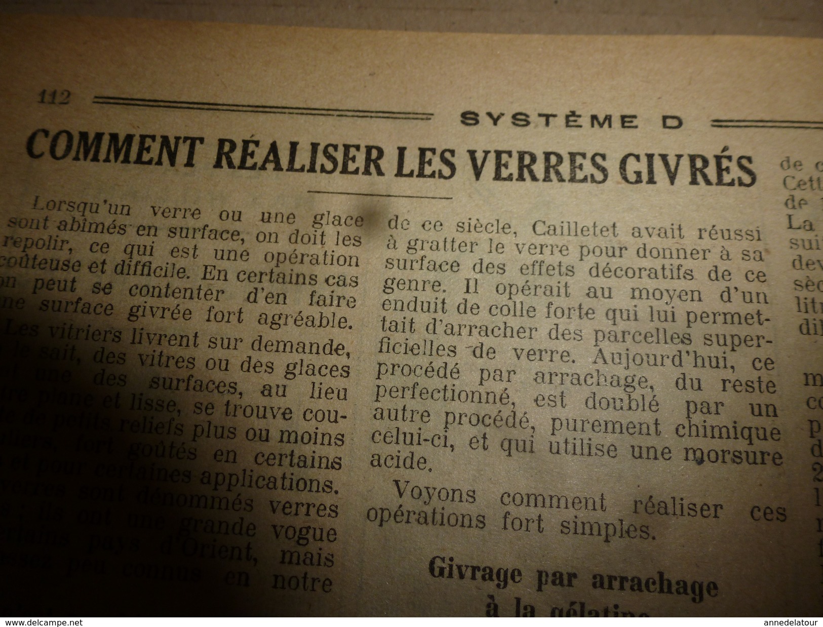 1949 TLSD :Faire-->Presse pour crer dalles ou carreaux de béton;Verre givré;Radiation mystérieuses qui guérissent; etc